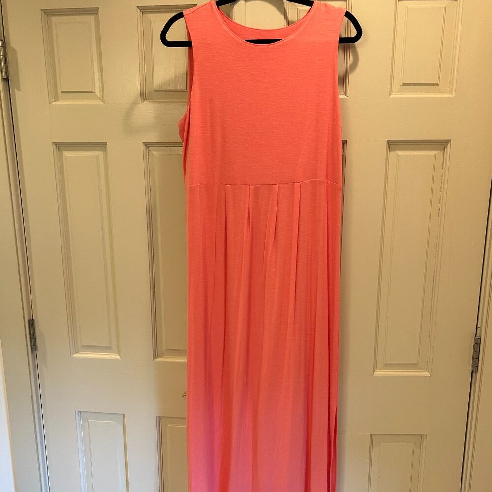 JJill Maxi Dress--Pink. Size M Tall